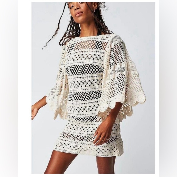NWT Free People Jen's Pirate Booty Zen Mini Dress XS/S Retail $330 - Picture 5 of 6